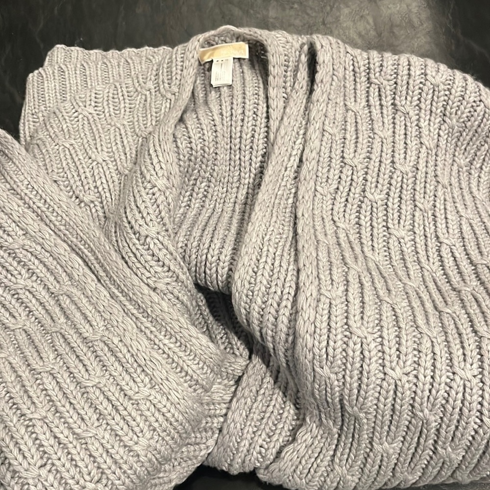 Michael Kors gray knit wrap, OSFM. Never worn